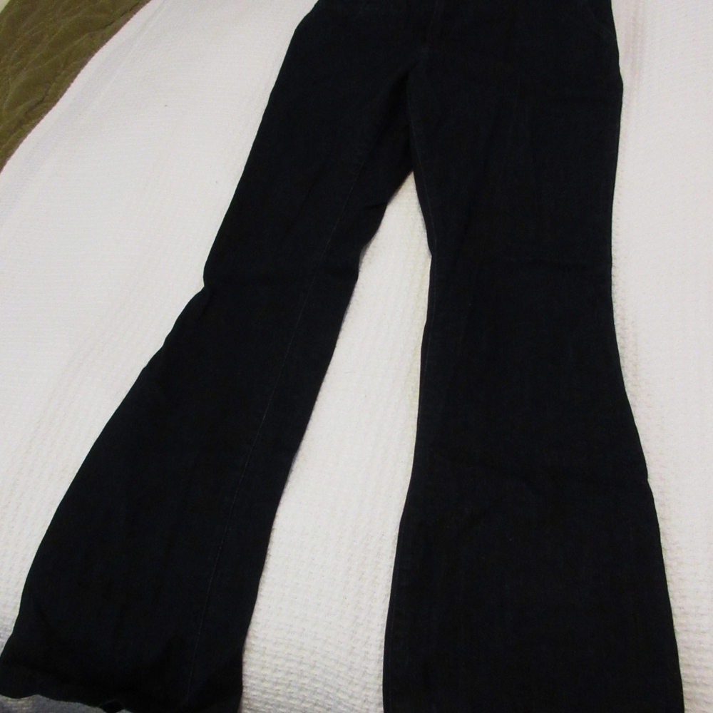 Dark denim trouser pants